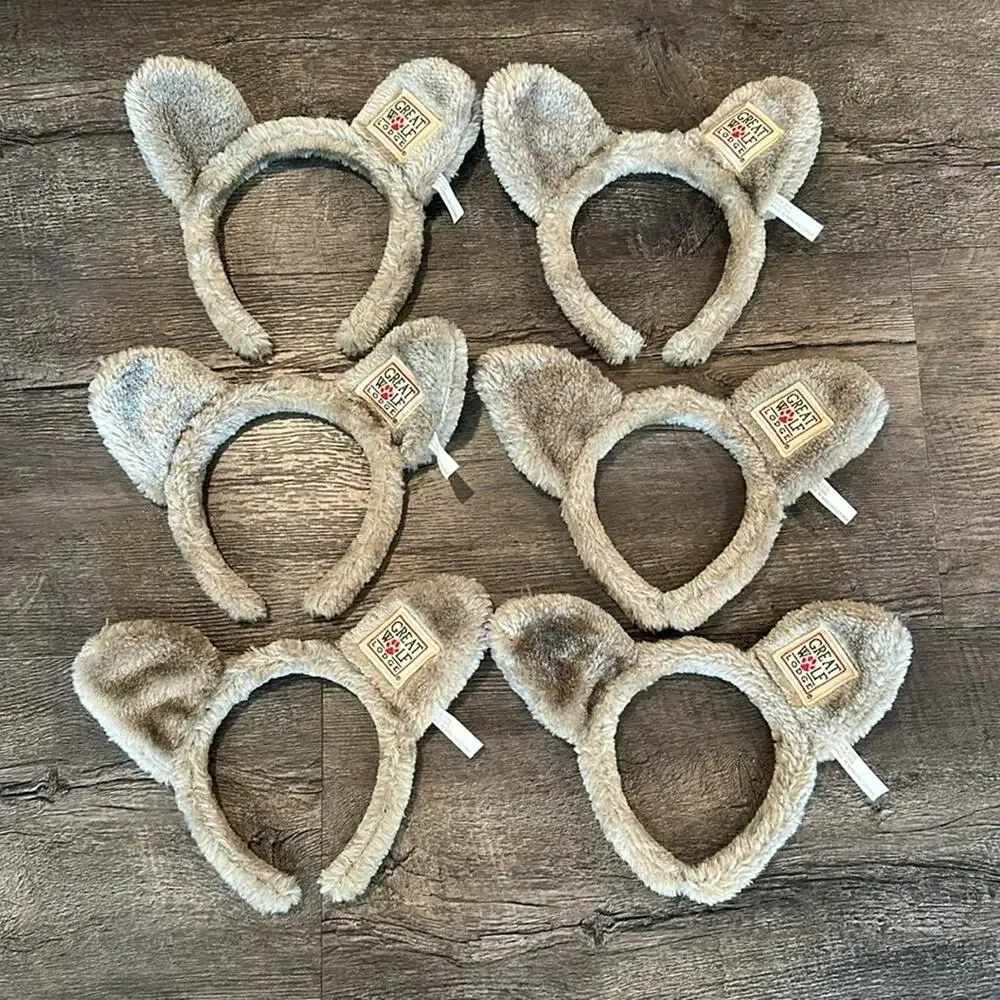 Great Wolf Lodge BUNDLE (6) Wolf‎ Ear Headbands